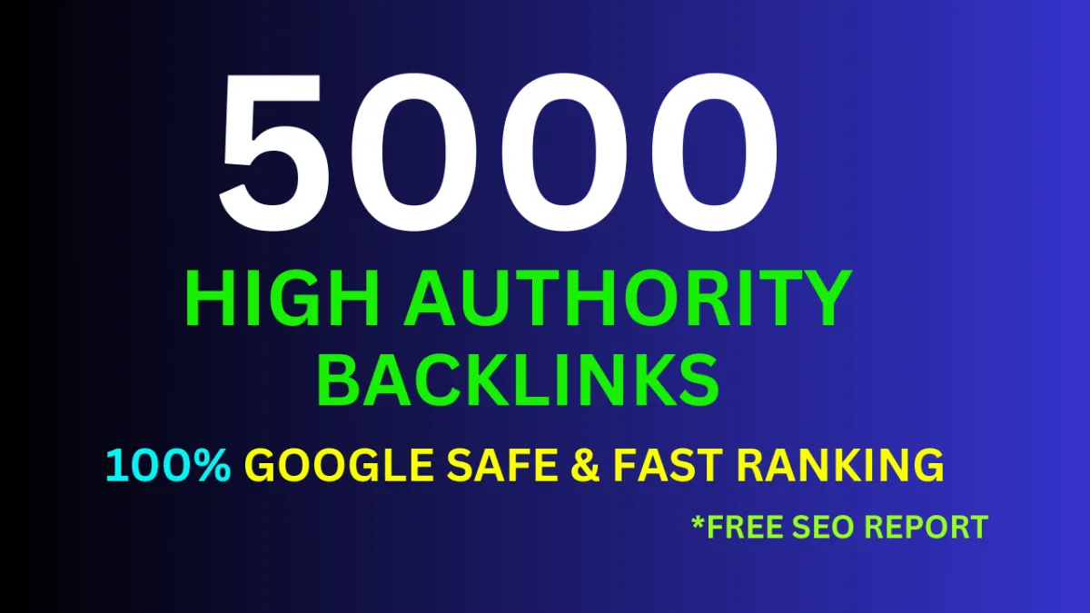 5,000 contextual dofollow backlinks seo link building