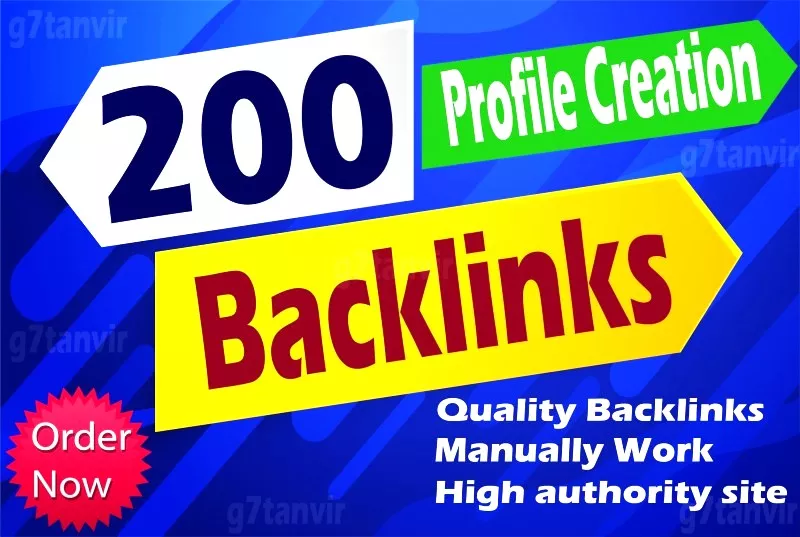 do 90 plus high DR PR 200 profile backlinks