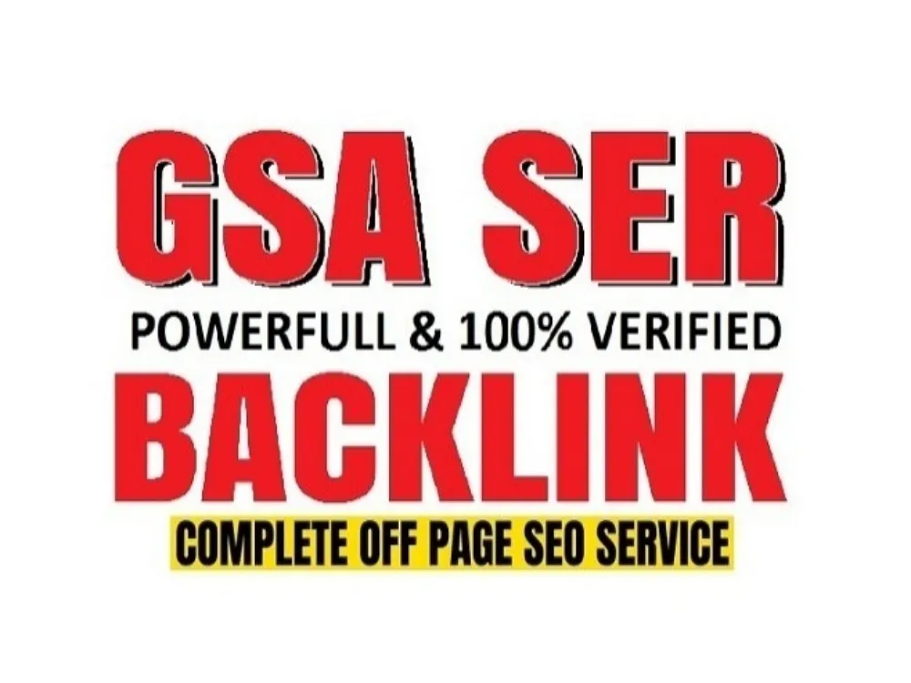 Send 200,000 Genuine Authority Quality GSA SER Verified Backlink for SEO