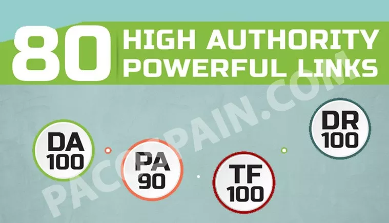 Buy 80 HIGH AUTHORITY Powerful Backlinks DA100