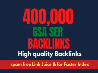 Send 200,000 Genuine Authority Quality GSA SER Verified Backlink for SEO
