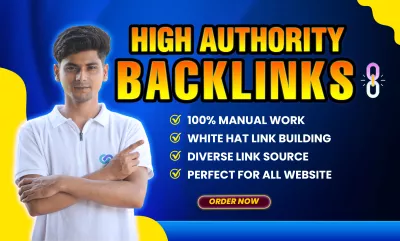 create high authority SEO backlinks, whitehat manual link building