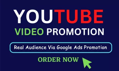 YouTube Video audience via organic Google ads Promotion