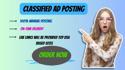 I will Post Your Ads 50 Top High Authority Classified Ads Posting Sites